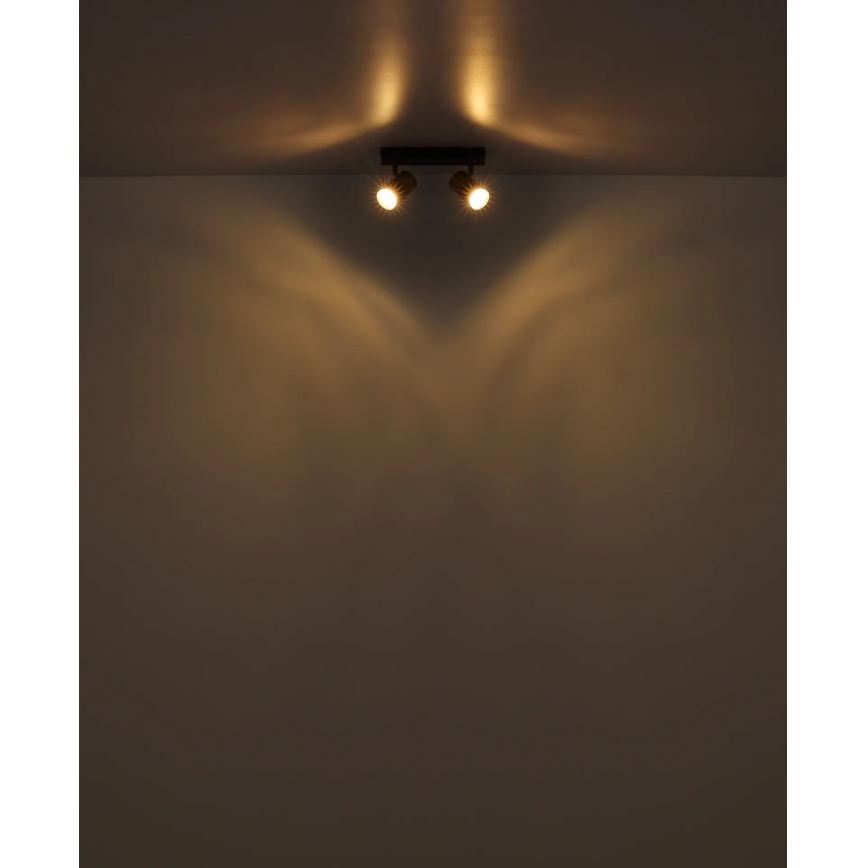 Globo - Точковий світильник 2xGU10/25W/230V білий/матовий хром