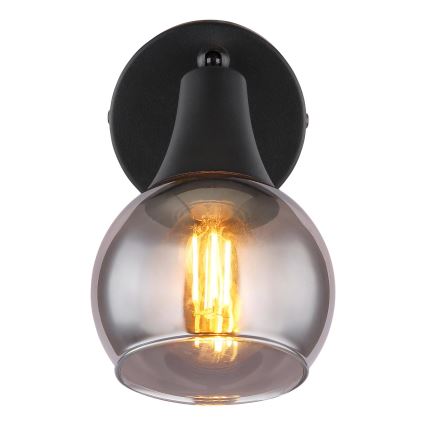 Globo - Настенный точечный светильник 1xE14/40W/230V черный
