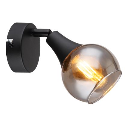 Globo - Настенный точечный светильник 1xE14/40W/230V черный