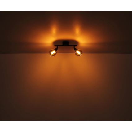 Globo - Точечный светильник 2xE14/40W/230V черный