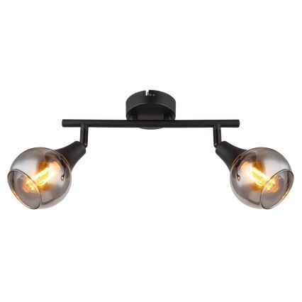 Globo - Точковий світильник 2xE14/40W/230V чорний