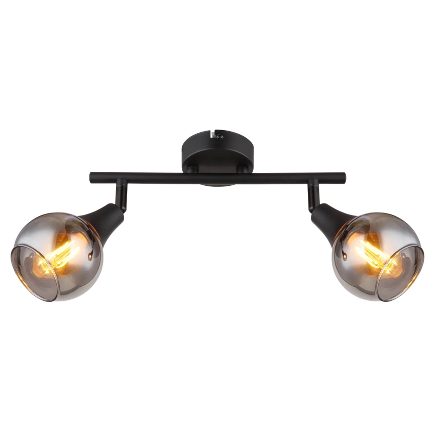 Globo - Точковий світильник 2xE14/40W/230V чорний