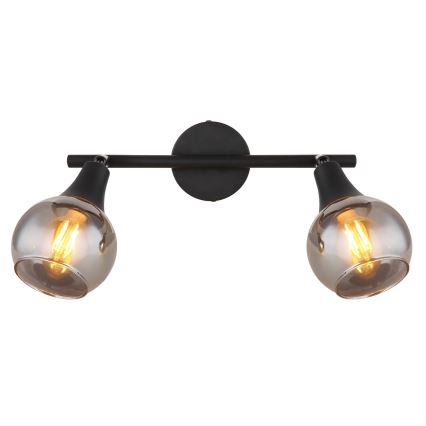 Globo - Точковий світильник 2xE14/40W/230V чорний