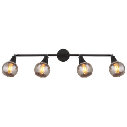 Globo - Точечный светильник 4xE14/40W/230V черный