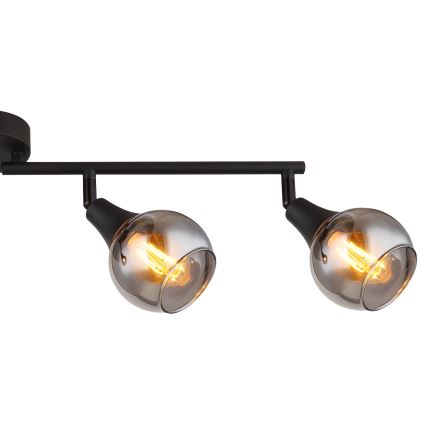 Globo - Точечный светильник 4xE14/40W/230V черный