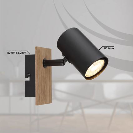 Globo - Настінний точковий світильник 1xGU10/35W/230V