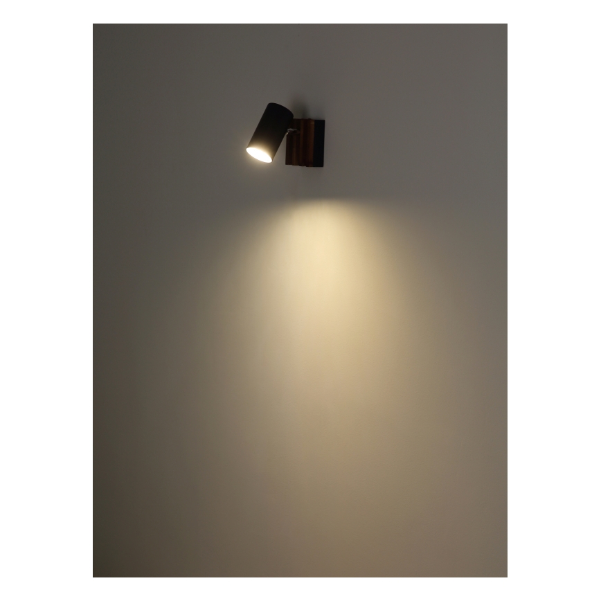 Globo - Настенный точечный светильник 1xGU10/25W/230V черный
