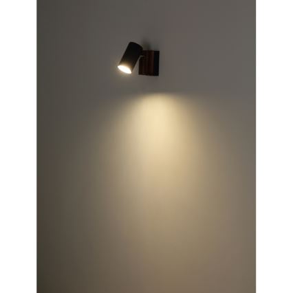 Globo - Настінний точковий світильник 1xGU10/25W/230V чорний