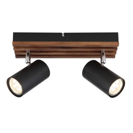 Globo - Точечный светильник 2xGU10/25W/230V черный