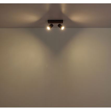 Globo - Точечный светильник 2xGU10/25W/230V черный