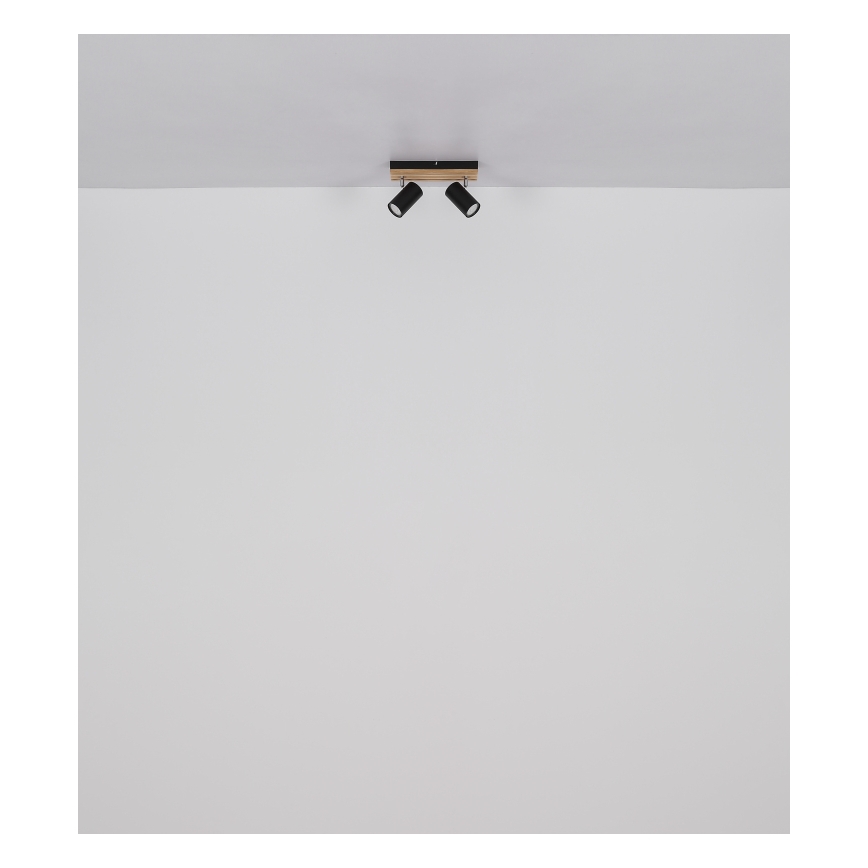 Globo - Точечный светильник 2xGU10/25W/230V черный