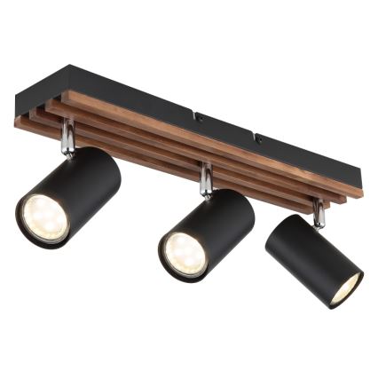 Globo - Точечный светильник 3xGU10/25W/230V черный