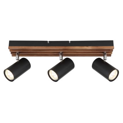 Globo - Точечный светильник 3xGU10/25W/230V черный