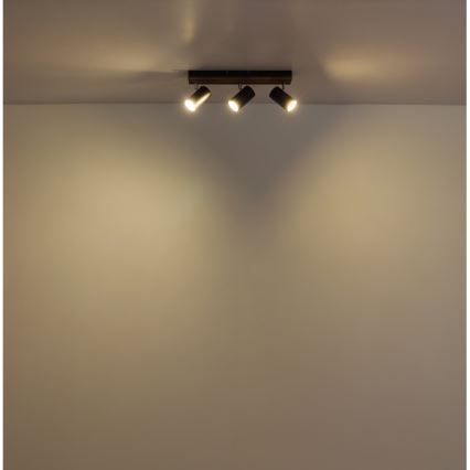 Globo - Точечный светильник 3xGU10/25W/230V черный