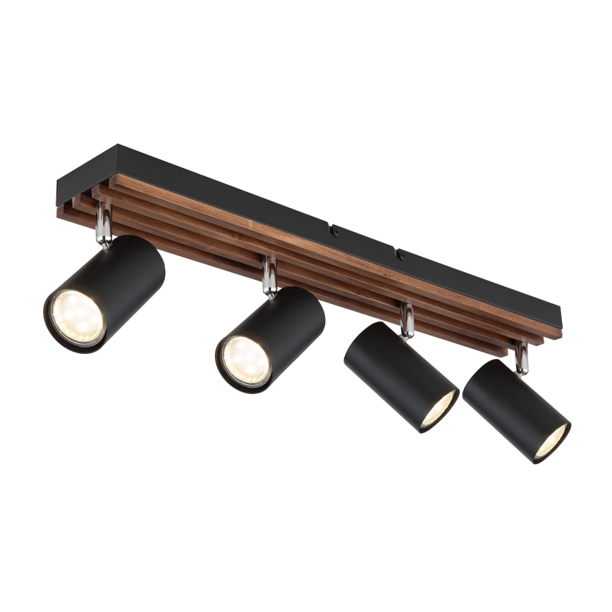 Globo - Точковий світильник 4xGU10/25W/230V чорний