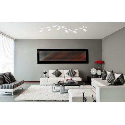 Globo - Точковий світильник 6xGU10/35W/230V білий