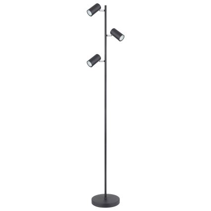 Globo - Торшер 3xGU10/5W/230V чорний