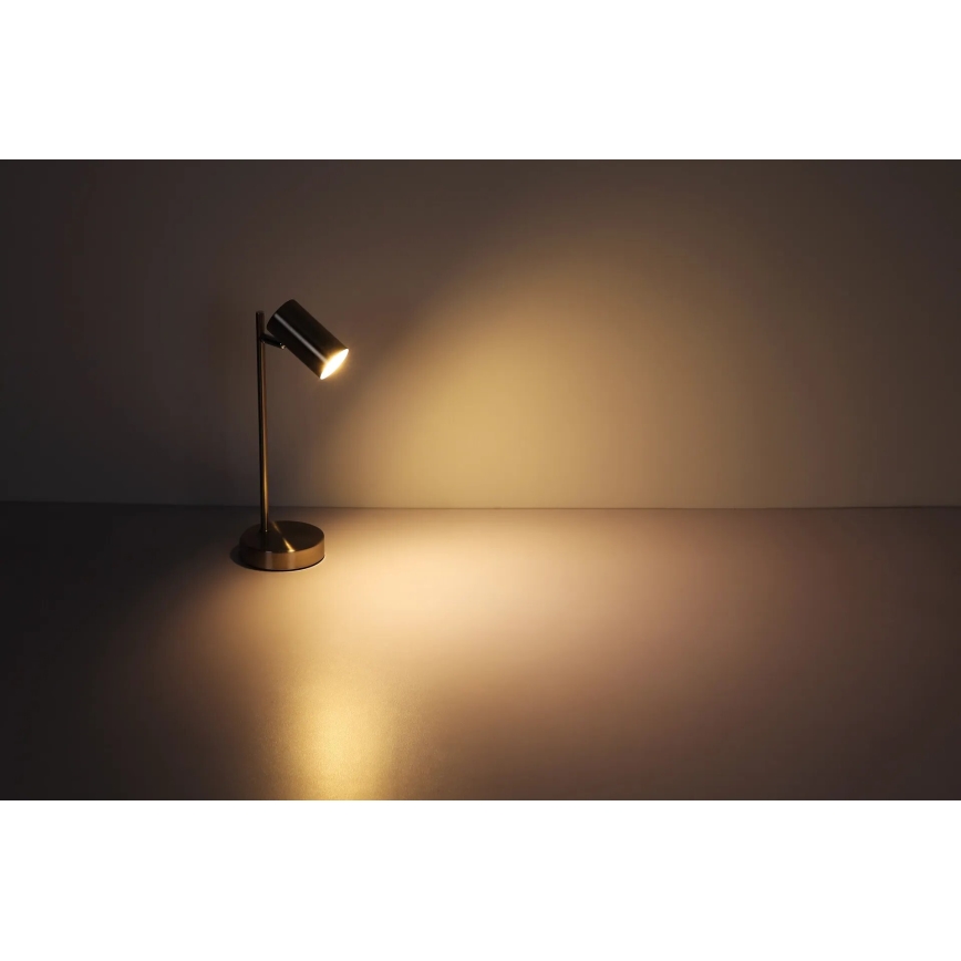 Globo - Настольная лампа 1xGU10/5W/230V матовый хром