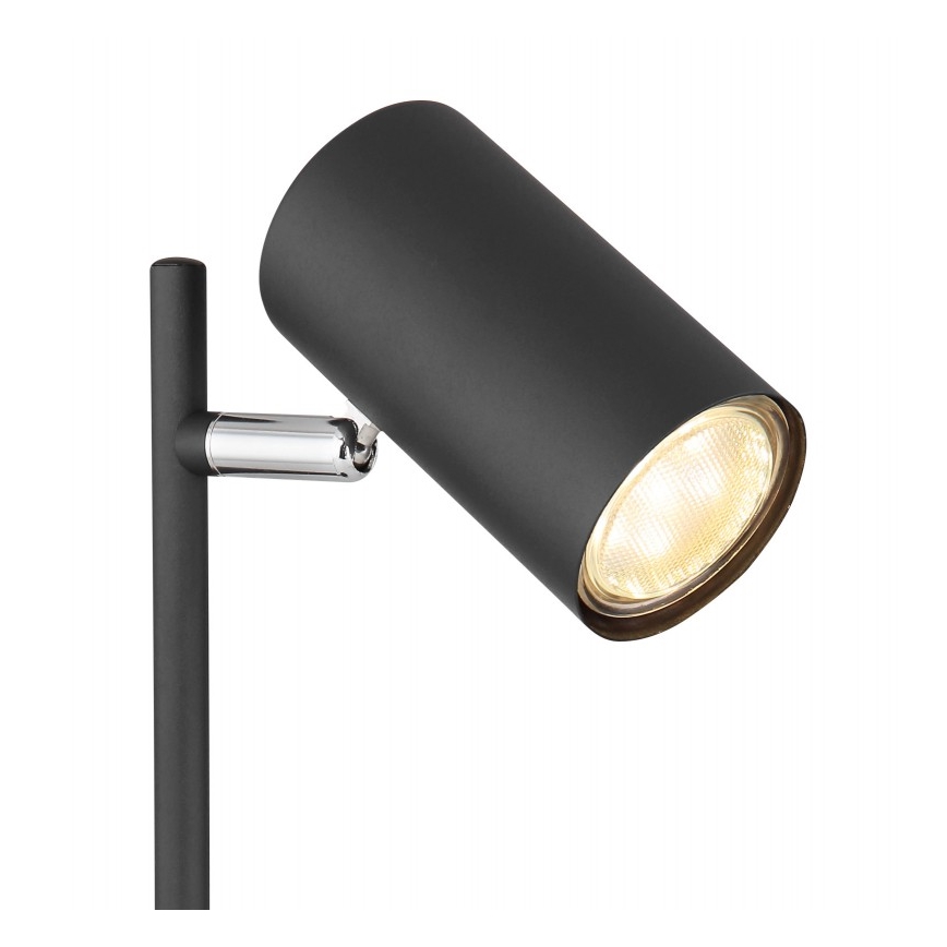 Globo - Настольная лампа 1xGU10/5W/230V черный