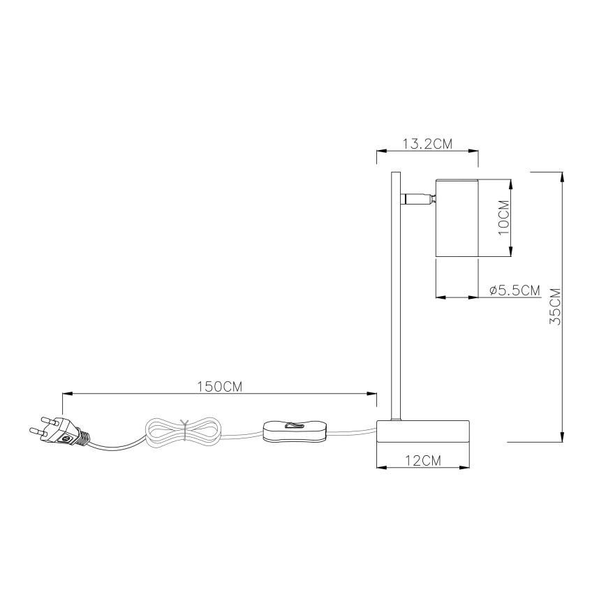 Globo - Настільна лампа 1xGU10/5W/230V