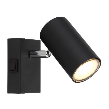 Globo - Настенный точечный светильник 1xGU10/25W/230V черный