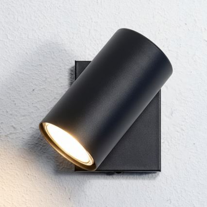 Globo - Настінний точковий світильник 1xGU10/25W/230V чорний