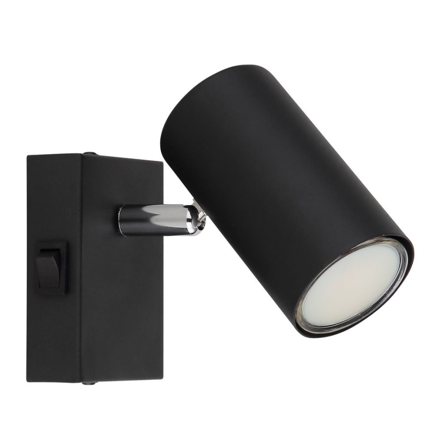 Globo - Настінний точковий світильник 1xGU10/25W/230V чорний