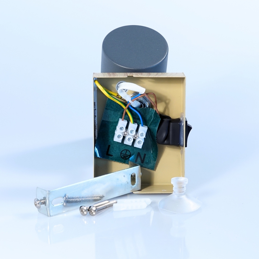 Globo - Настенный точечный светильник 1xGU10/25W/230V серый/коричневый