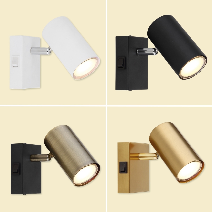 Globo - Настенный точечный светильник 1xGU10/25W/230V серый/коричневый