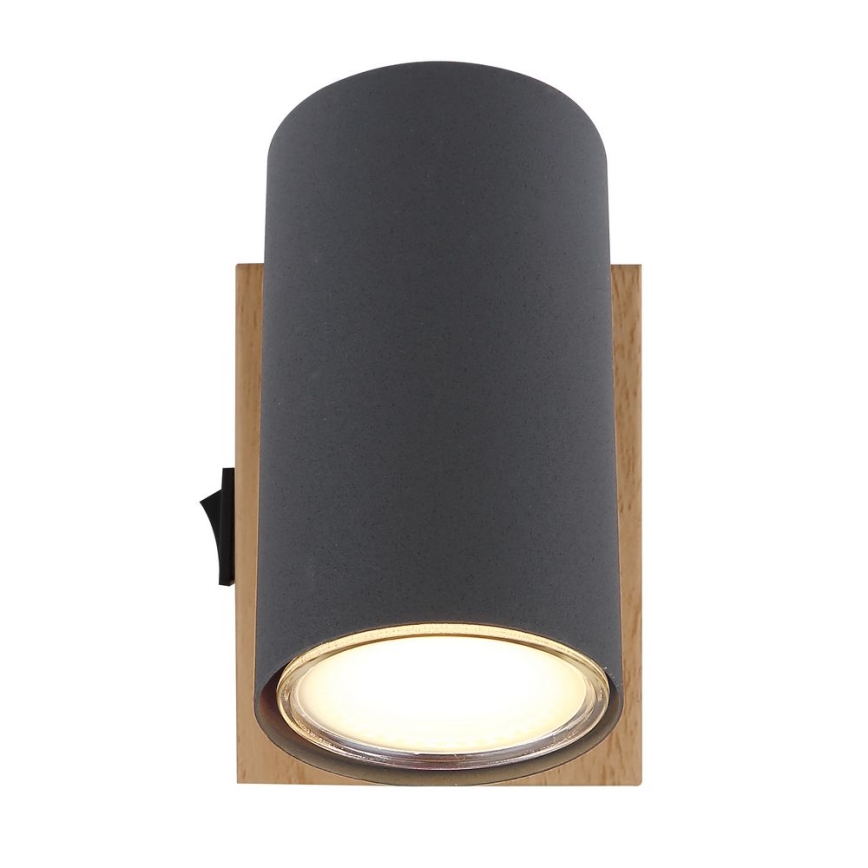 Globo - Настенный точечный светильник 1xGU10/25W/230V серый/коричневый