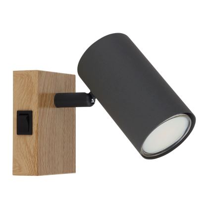 Globo - Настінний точковий світильник 1xGU10/25W/230V сірий/коричневий