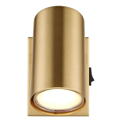 Globo - Настенный точечный светильник 1xGU10/25W/230V золотистый