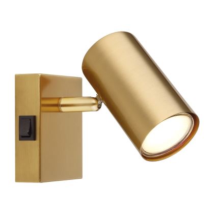 Globo - Настінний точковий світильник 1xGU10/25W/230V золотий