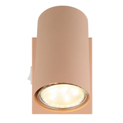 Globo - Настінний точковий світильник 1xGU10/25W/230V помаранчевий