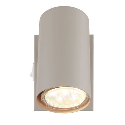 Globo - Настенный точечный светильник 1xGU10/25W/230V бежевый