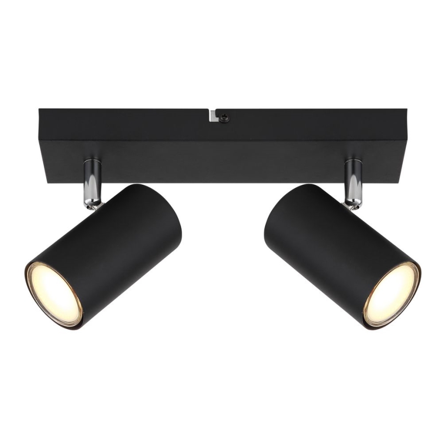 Globo - Точечный светильник 2xGU10/35W/230V черный