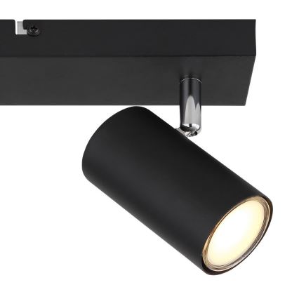 Globo - Точковий світильник 2xGU10/35W/230V чорний