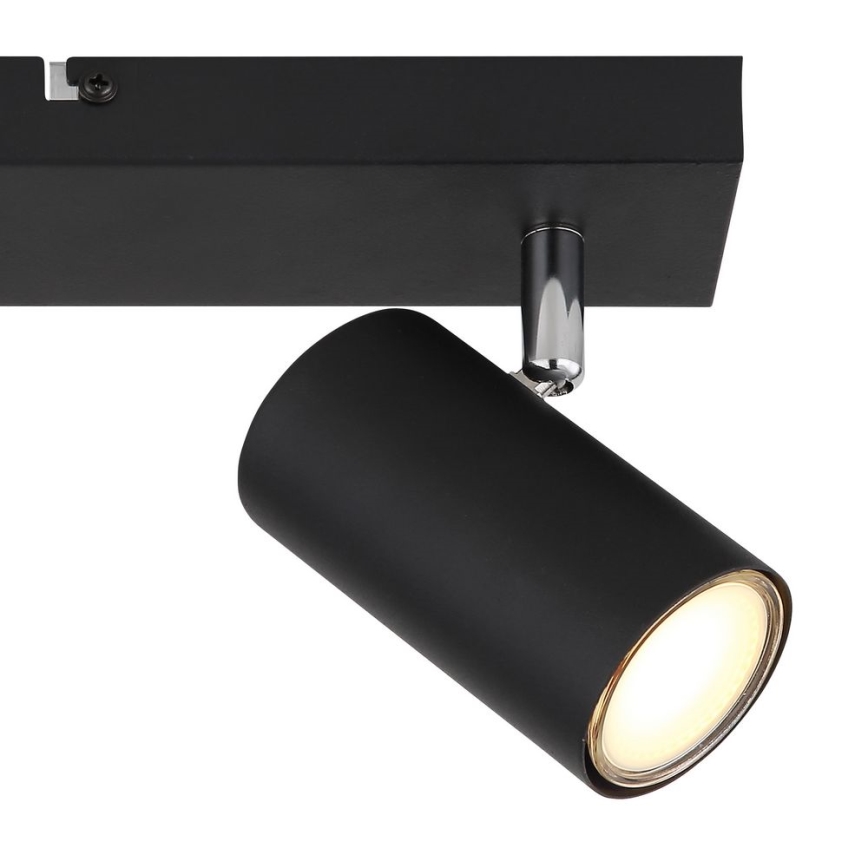 Globo - Точковий світильник 2xGU10/35W/230V чорний