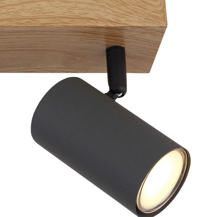 Globo - Точковий світильник 2xGU10/35W/230V сірий/коричневий
