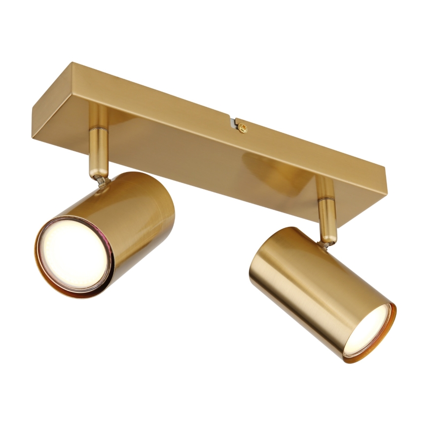 Globo - Точечный светильник 2xGU10/35W/230V золотистый