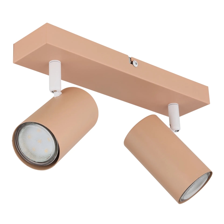 Globo - Точечный светильник 2xGU10/25W/230V оранжевый