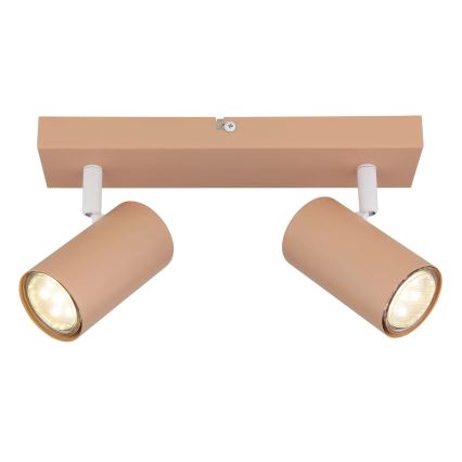 Globo - Точковий світильник 2xGU10/25W/230V помаранчевий