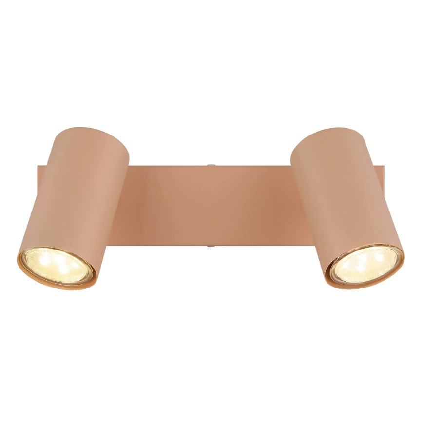 Globo - Точковий світильник 2xGU10/25W/230V помаранчевий