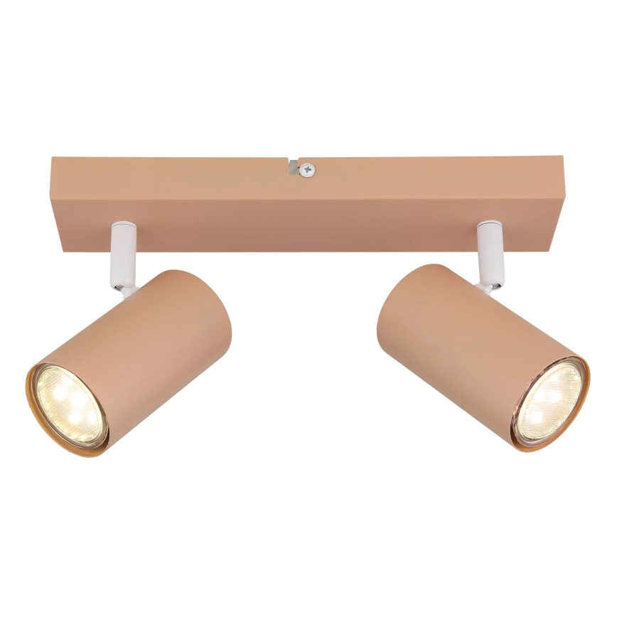 Globo - Точковий світильник 2xGU10/25W/230V помаранчевий