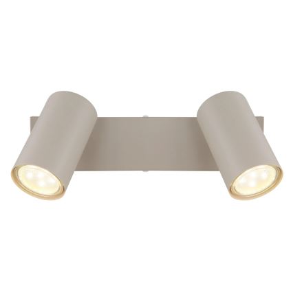 Globo - Точечный светильник 2xGU10/35W/230V бежевый