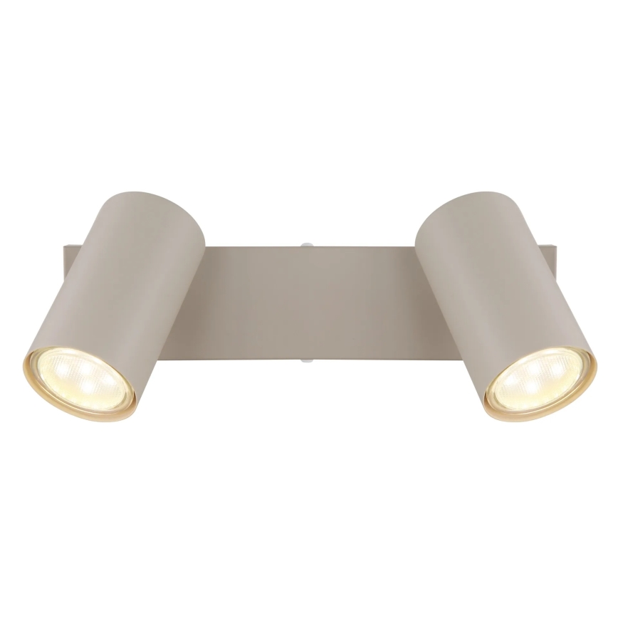 Globo - Точечный светильник 2xGU10/35W/230V бежевый