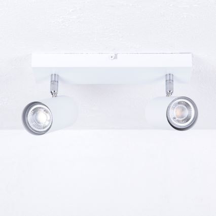 Globo - Точковий світильник 2xGU10/35W/230V білий