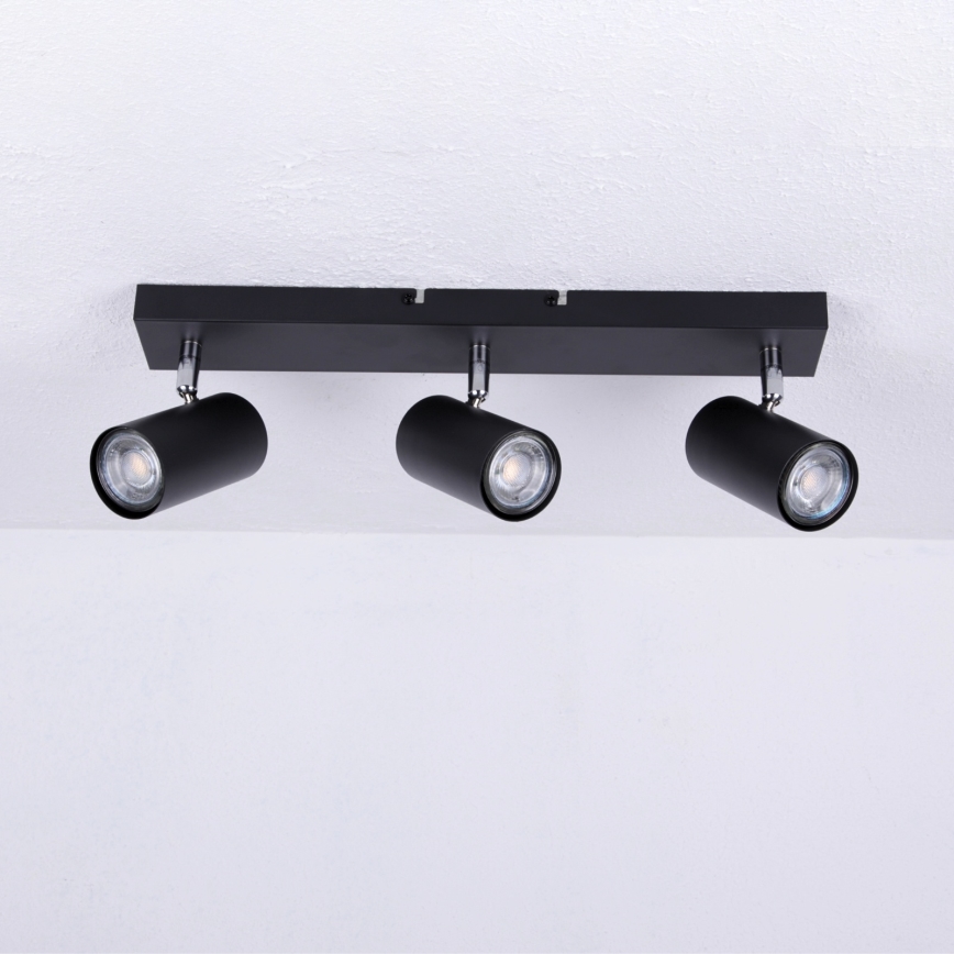 Globo - Точечный светильник 3xGU10/35W/230V черный