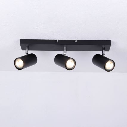 Globo - Точечный светильник 3xGU10/35W/230V черный