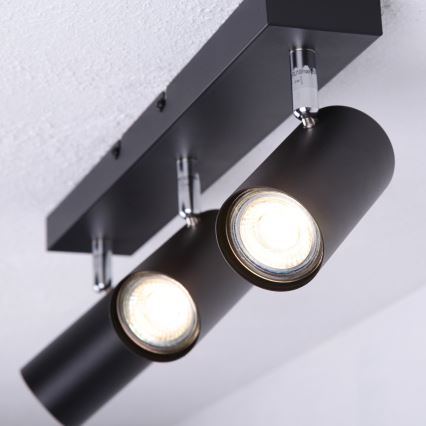 Globo - Точечный светильник 3xGU10/35W/230V черный